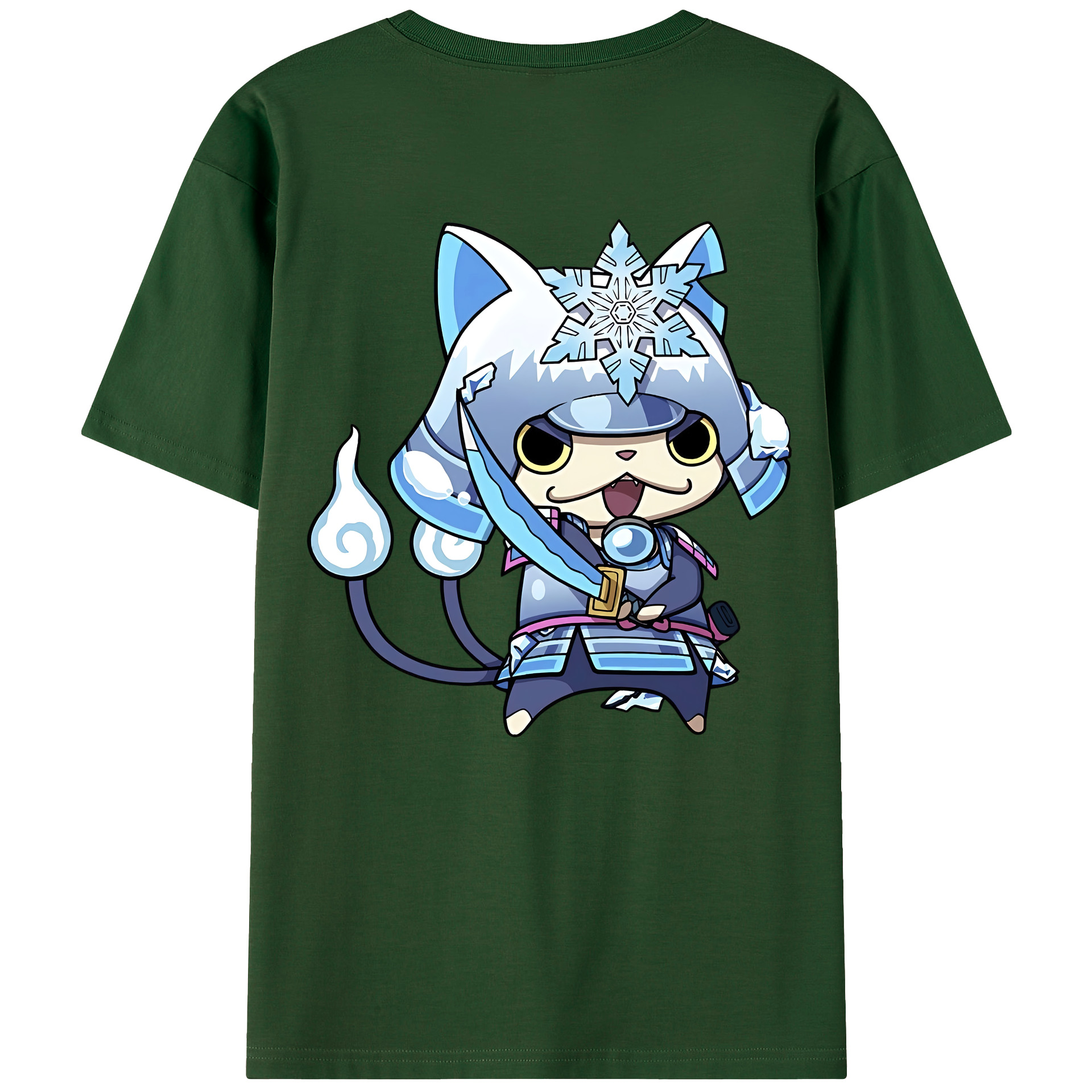 （画像用） 妖怪ウォッチ Yo-kai Watch 綿100％半袖Tシャツ（背面プリント）